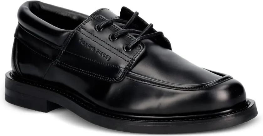 Filling Pieces Low Deck Polido veterschoenen met schortneus Zwart - Foto 2