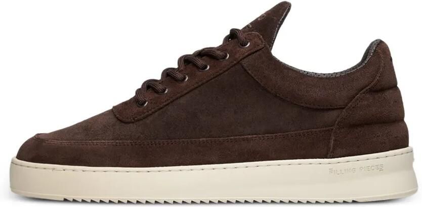 Filling Pieces Low Top suède sneakers Bruin