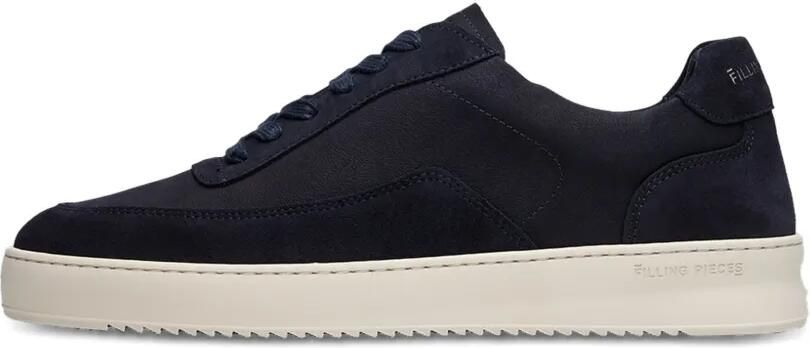 Filling Pieces Mondo suède sneakers met textuur Blauw