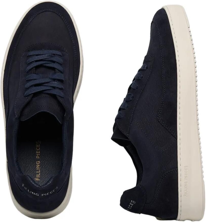 Filling Pieces Mondo suède sneakers met textuur Blauw - Foto 3
