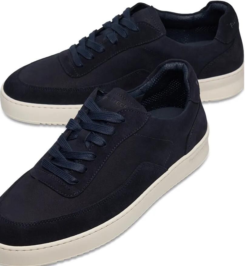 Filling Pieces Mondo suède sneakers met textuur Blauw - Foto 4