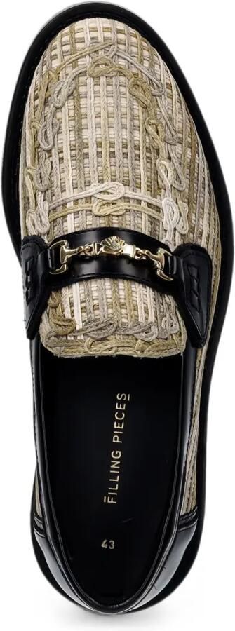 Filling Pieces Panier geweven Horsebit loafers Beige - Foto 3