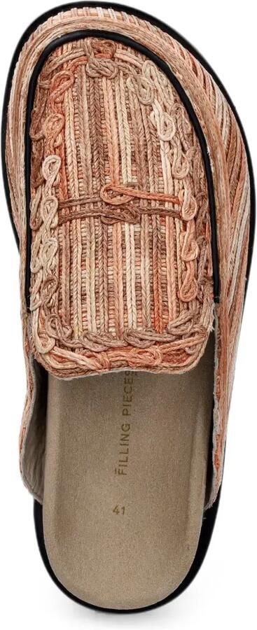 Filling Pieces Panier geweven slip-on muiltjes Bruin - Foto 4