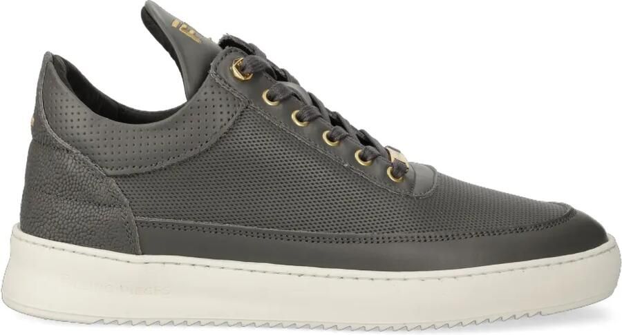 Filling Pieces Sneakers met borduurwerk Grijs