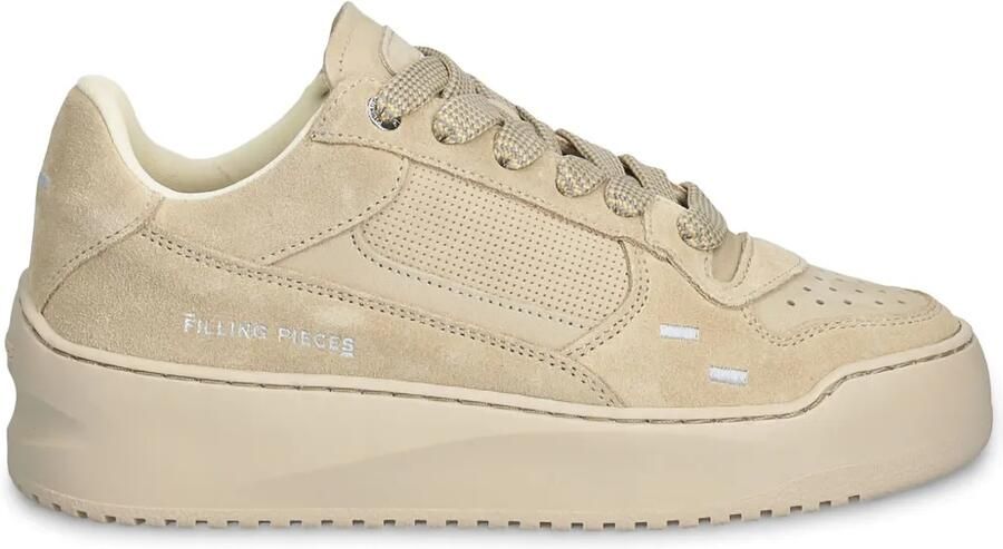 Filling Pieces Sneakers met geperforeerd detail Beige