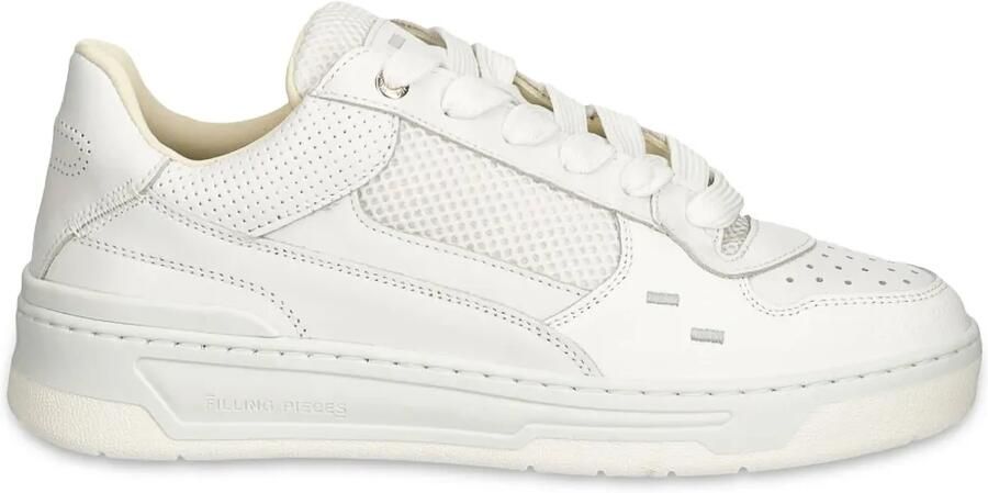 Filling Pieces Sneakers met geperforeerd detail Wit