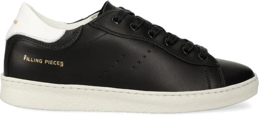 Filling Pieces Sneakers met geperforeerde vlakken Zwart