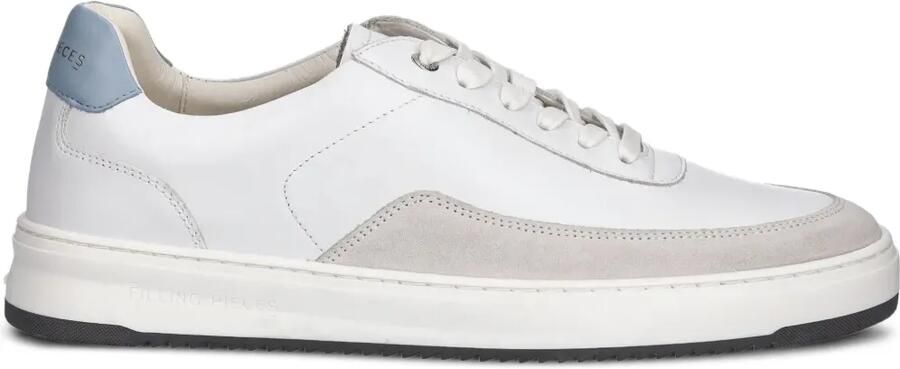 Filling Pieces Sneakers met suède vlak Wit