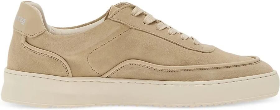 Filling Pieces Sneakers met suède vlakken Beige