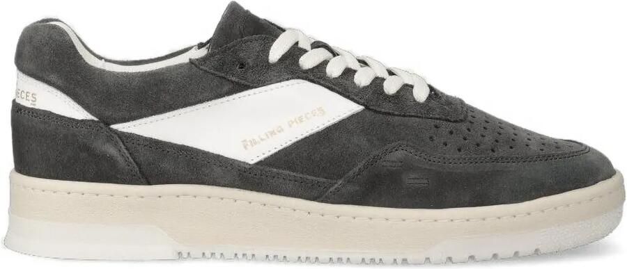 Filling Pieces Sneakers met suède vlakken Grijs