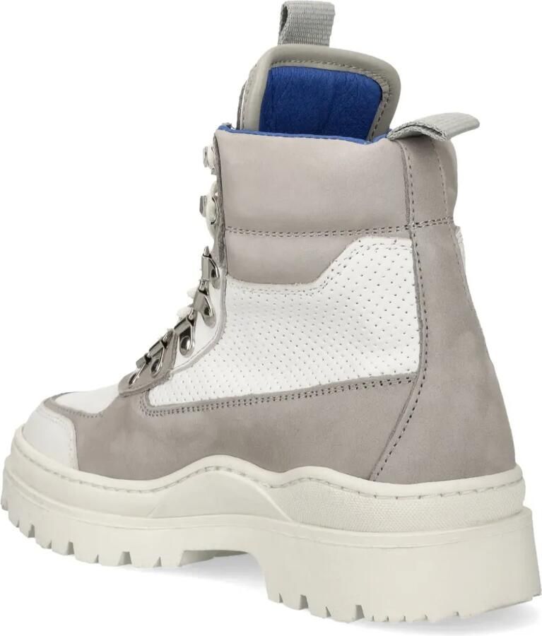 Filling Pieces Tweekleurige enkellaarzen Wit - Foto 3