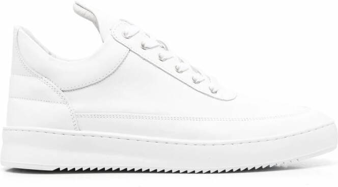 Filling Pieces Sneakers met logo-reliëf Wit