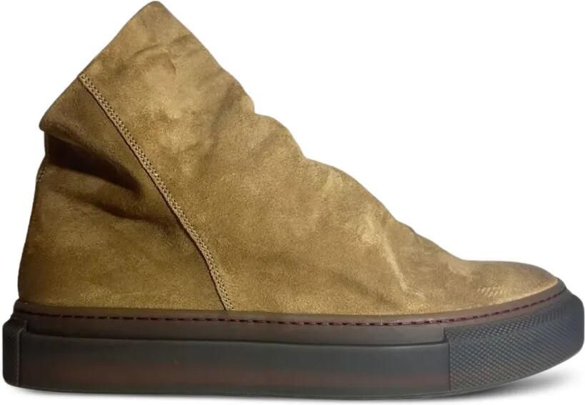 FIORENTINI + BAKER Buell slouchy side-zip sneakers Beige