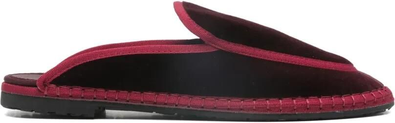 FLABELUS Bruna bordeauxrode muiltjes Rood
