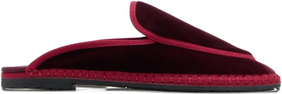FLABELUS Bruna loafers met afwerking Rood