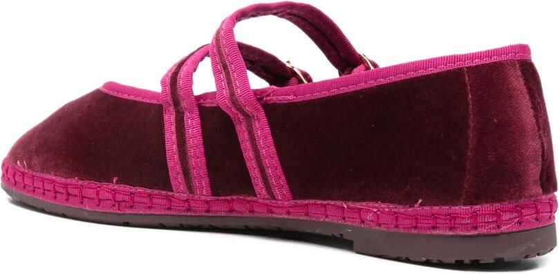 FLABELUS Claire ballerina's met gesp Rood - Foto 2