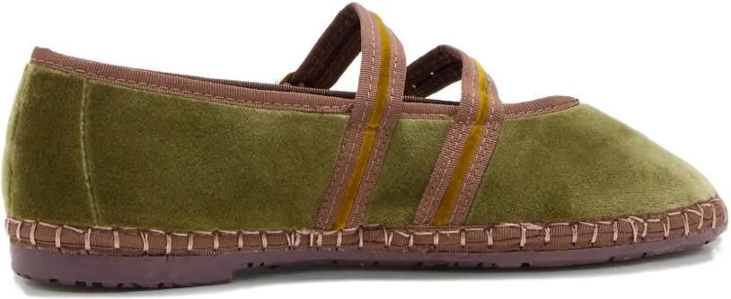 FLABELUS Claire espadrilles met gespbandje Groen - Foto 4
