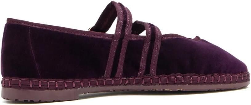 FLABELUS Claire Garnet espadrilles met gesp Paars - Foto 4