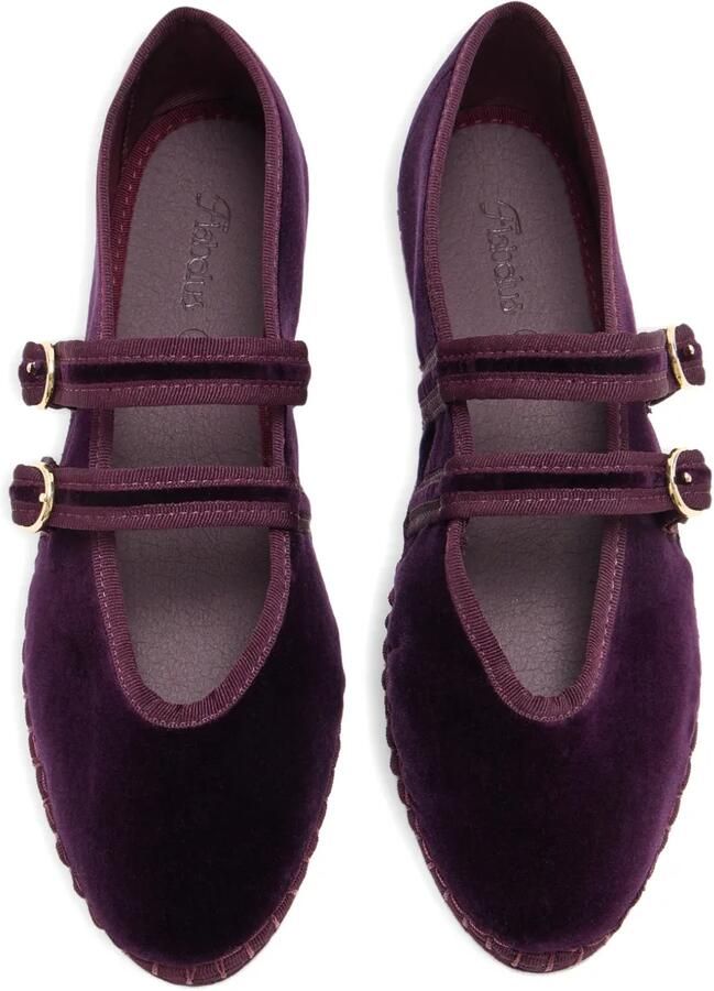 FLABELUS Claire Garnet espadrilles met gesp Paars - Foto 3