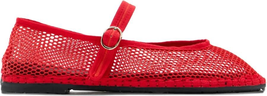 FLABELUS Isabella espadrilles met mesh bandje Wit
