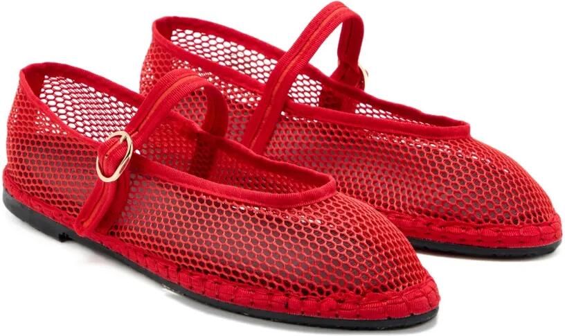 FLABELUS Isabella espadrilles met mesh bandje Wit - Foto 3