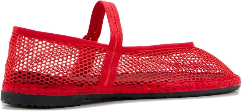 FLABELUS Isabella espadrilles met mesh bandje Wit - Foto 4