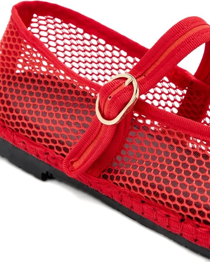 FLABELUS Isabella espadrilles met mesh bandje Wit - Foto 2