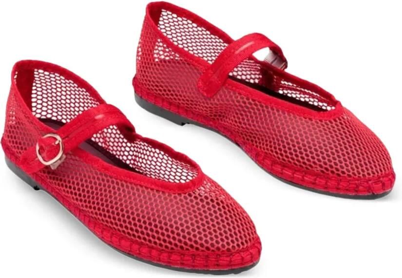 FLABELUS Isabella mesh ballet flats Rood - Foto 3