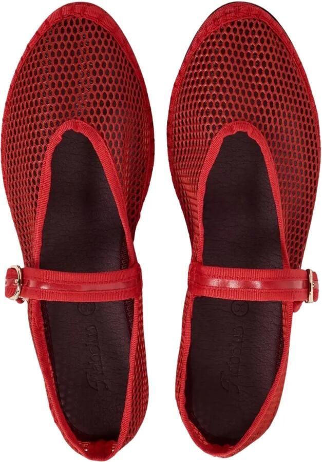 FLABELUS Isabella mesh ballet flats Rood - Foto 2