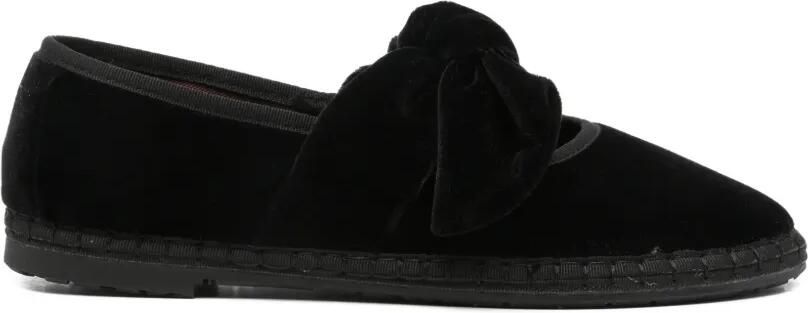 FLABELUS Lydia ballerina's met strikdetail Zwart