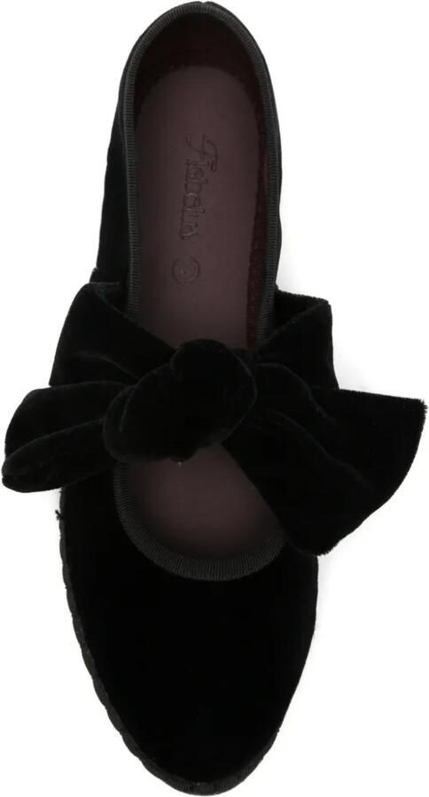 FLABELUS Lydia ballerina's met strikdetail Zwart - Foto 2