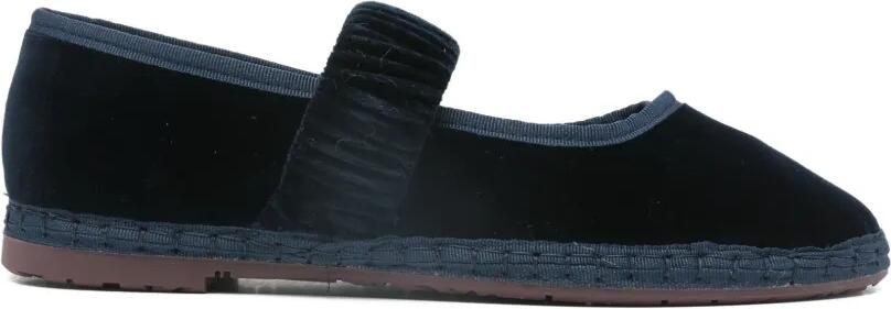 FLABELUS Mafalda ballerina's met ruches Blauw