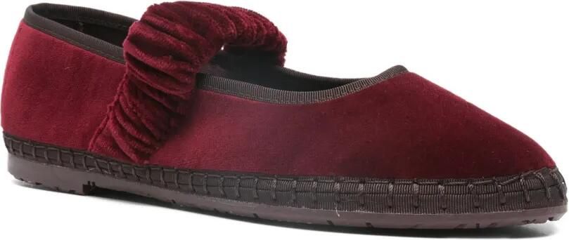 FLABELUS Mafalda ballerina's met ruches Rood - Foto 3