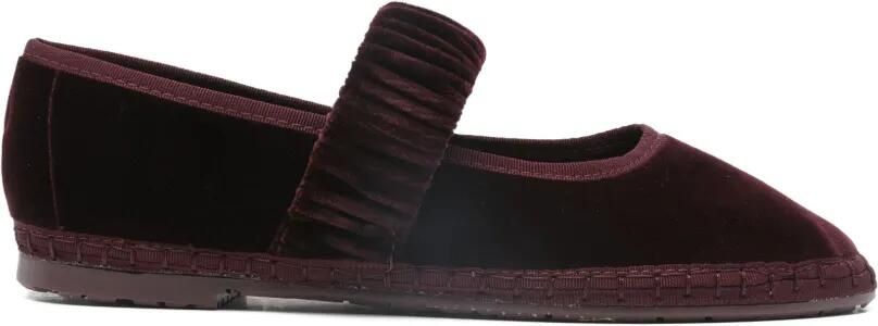FLABELUS Mafalda driekleurige ballerina's Rood