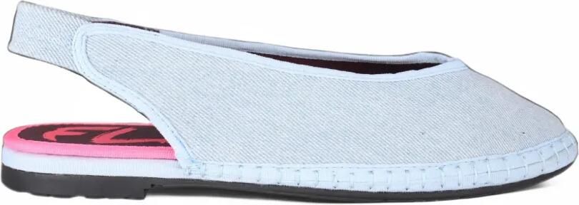 FLABELUS Narnia slingback ballet flats Blauw