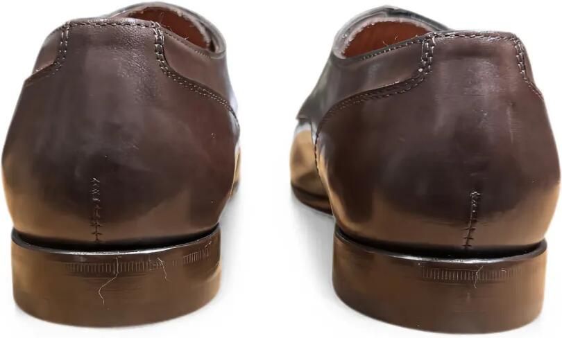 FLECS Veterschoenen met bewerkte neus Bruin - Foto 3