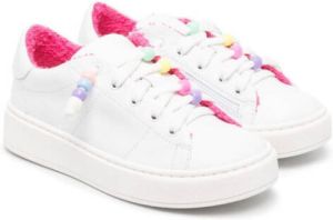 Florens Sneakers kralendetail Wit