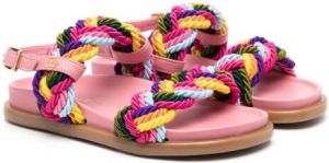 Florens Leren sandalen Roze