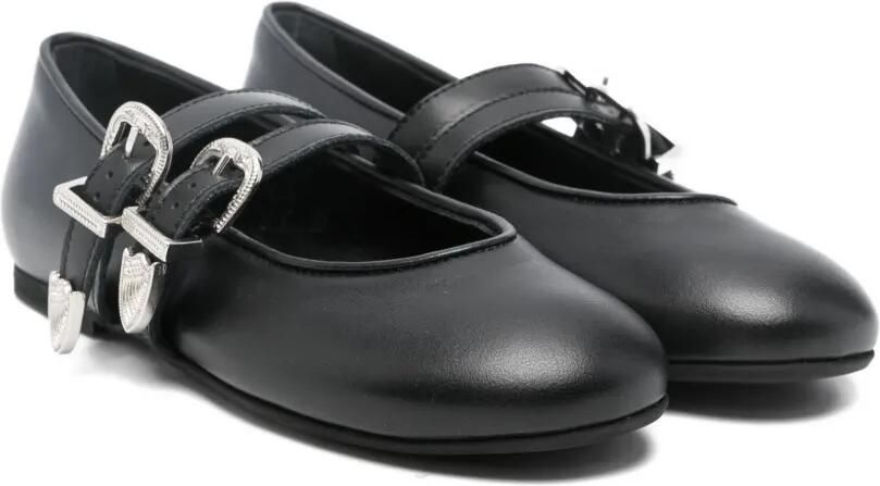 Florens Ballerina's met gespsluiting Zwart