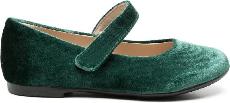Florens Ballerina's met klittenband Groen