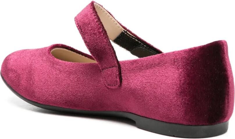 Florens Ballerina's met klittenband Rood