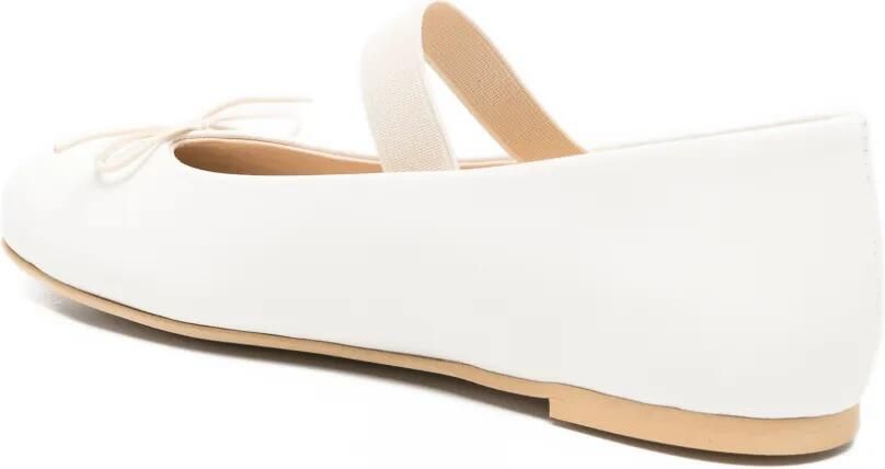 Florens Ballerina's met strikbandje Wit
