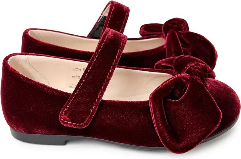 Florens Ballerina's met strikdetail Rood
