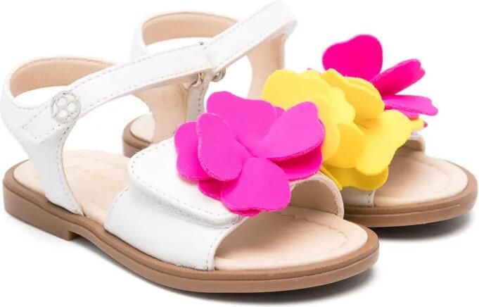 Florens Leren sandalen Wit