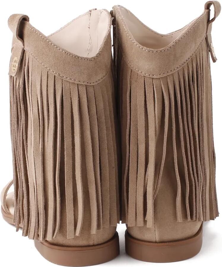 Florens Sandalen met franje Beige - Foto 3