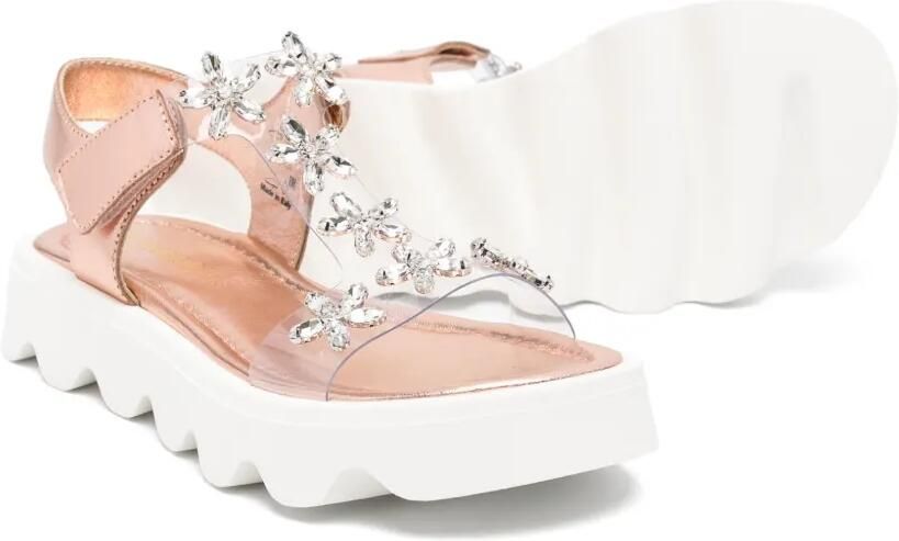 Florens Sandalen verfraaid met kristallen Roze - Foto 3