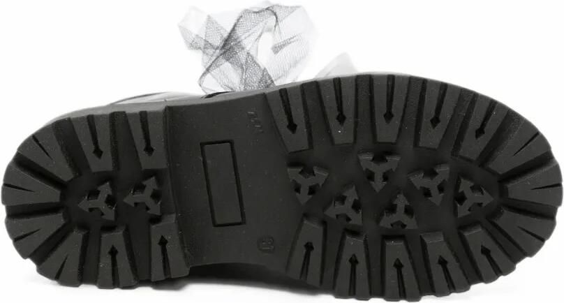 Florens tulle-bow lace-up boots Zwart - Foto 4