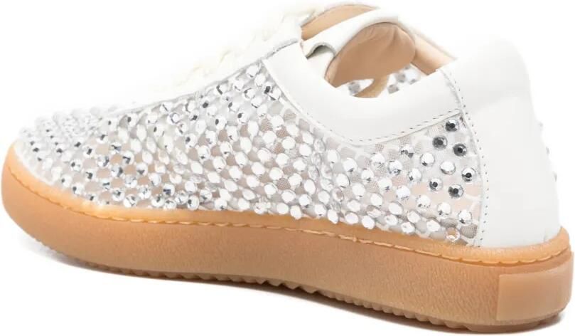 Florens Verfraaide sneakers Wit