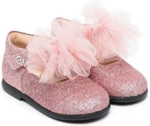 Florens Ballerina's met glitter Roze