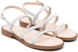 Florens Sandalen met open neus Zilver